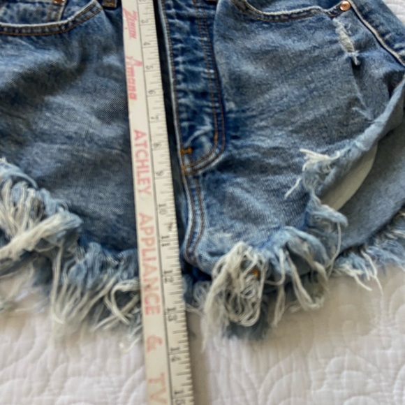 Signature 8 Denim Shorts Daisy Dukes, Jorts, Beach, Summer, Vacation - Picture 12 of 13